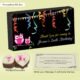 Pretty in pink cute owls printed chocolates birthday return gift