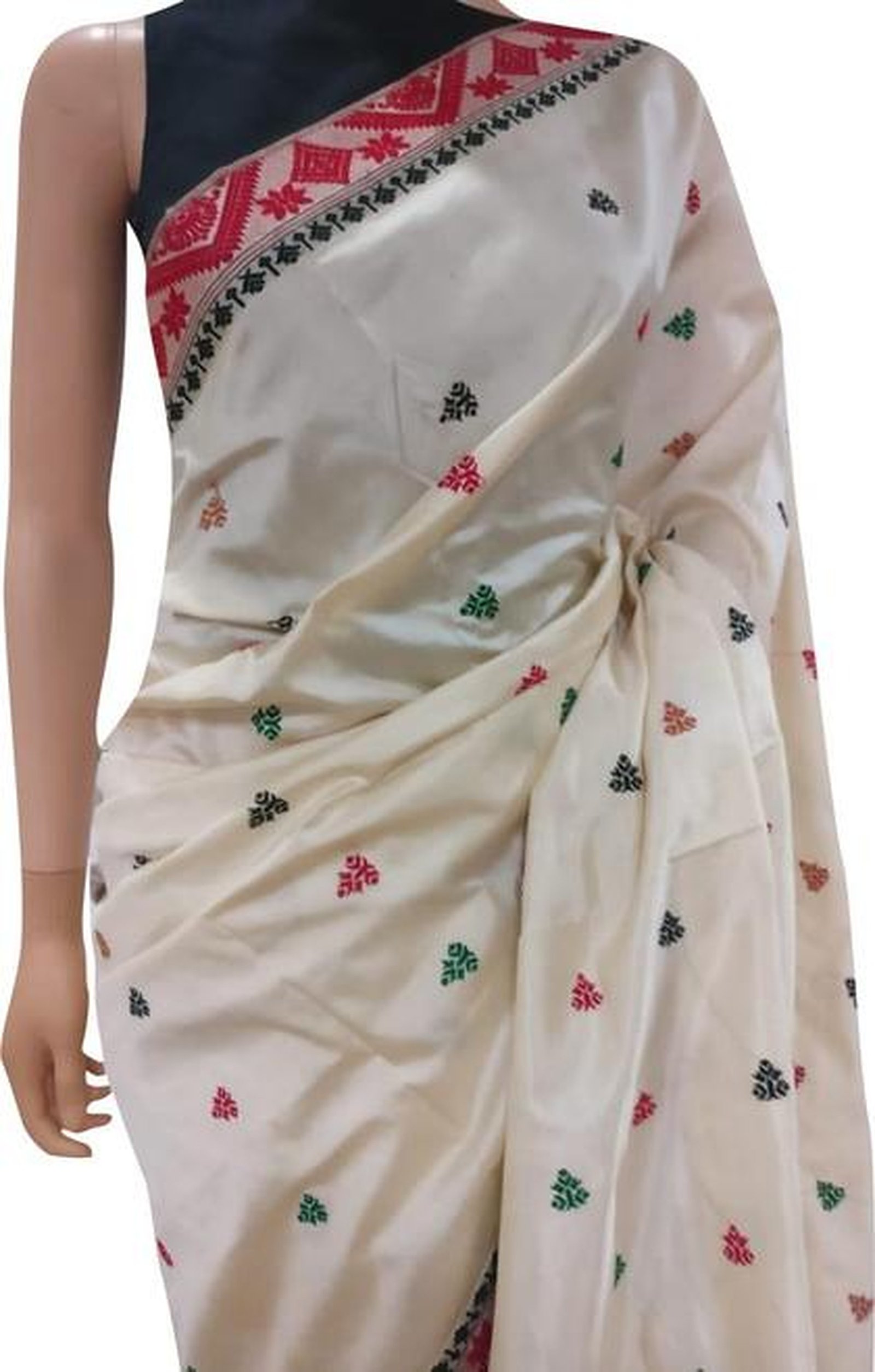 Mekhela Silk Saree | Mekhela Chador Saree | Luxurionworld