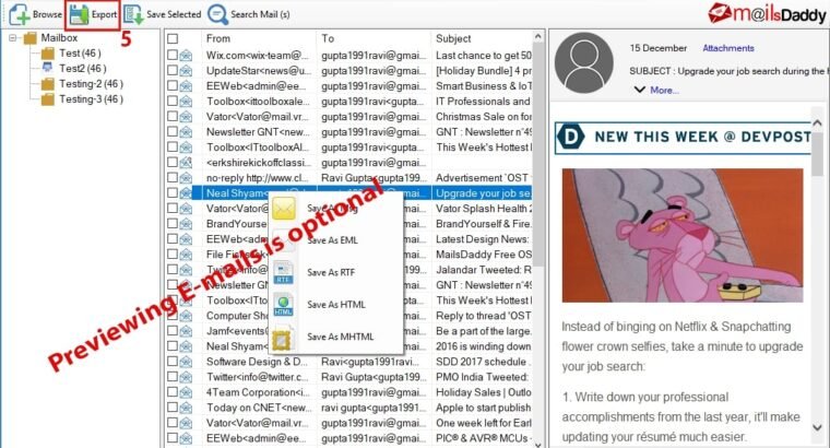 MBOX to PST Converter
