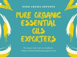 Pure Organic Essential Oils Exporters