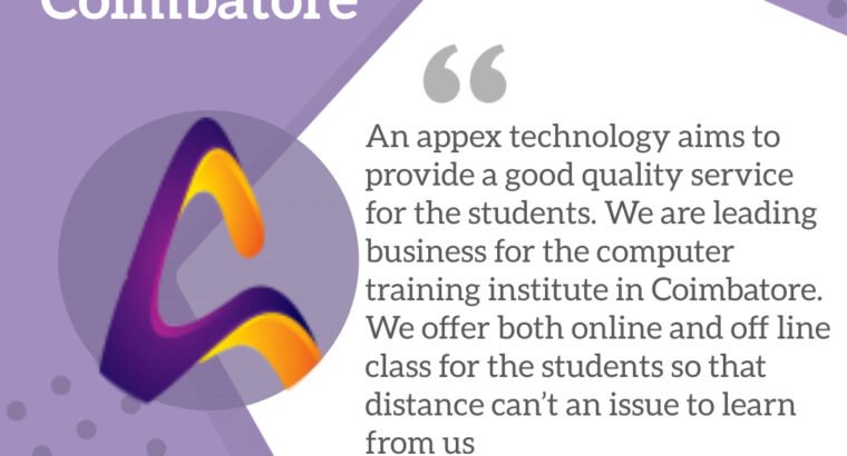 software training institute in coimbatore