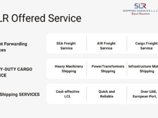 Top Most Trustable Shipping Companies in Dubai | SLR Shipping LLC