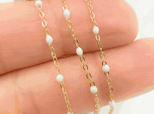 14k enamel gold chains wholesale
