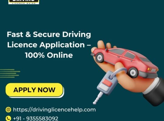 Fast & Secure Driving Licence Application – 100% Online