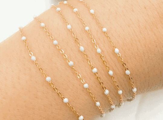 14k enamel gold chains wholesale