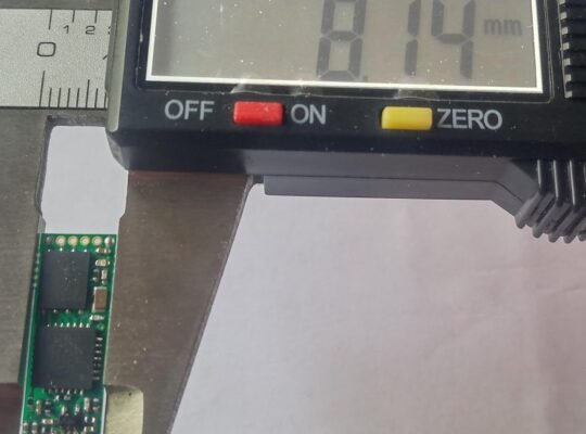Audio MSR / PCB Terminal 6 – Sizes: 1.10mm x 8.14mm x 27.40mm