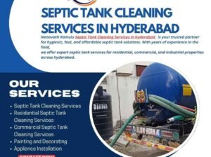 Septic Tank Cleaning Services in hyderabad