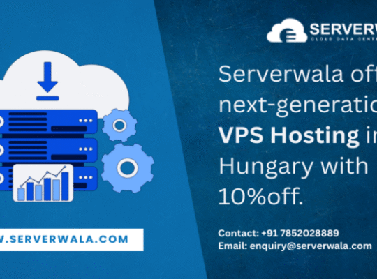 Serverwala offers next-generation VPS Hosting in Hungary with 10%off.
