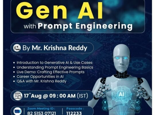 Generative AI Online Training In Hyderabad