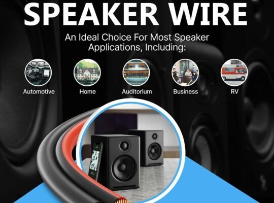 FEDUS 14 Gauge/AWG Speaker Wire Oxygen-Free Copper 2 Conductors Audio Speaker Cable