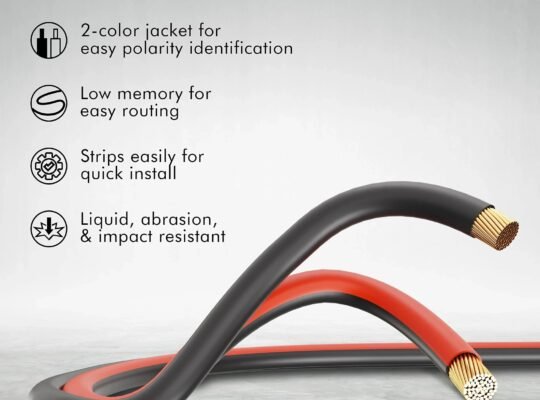 FEDUS 14 Gauge/AWG Speaker Wire Oxygen-Free Copper 2 Conductors Audio Speaker Cable