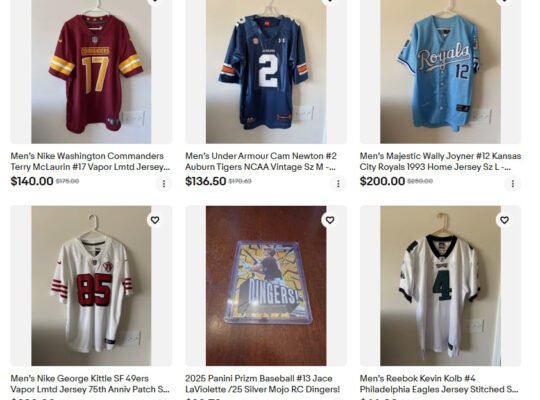 Authentic NFL Jerseys & Sports Cards for Sale 99% Positive Feedback – eBay Store