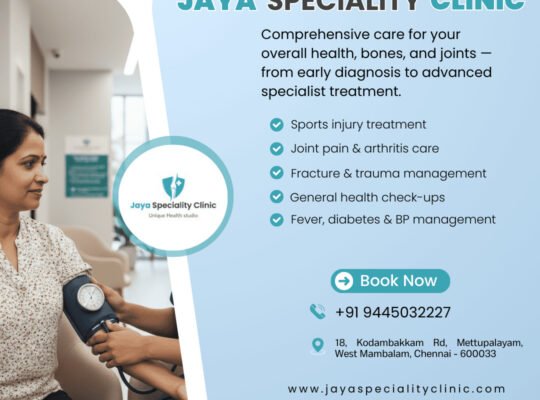 Best Orthopedic Clinic in West Mambalam chennai