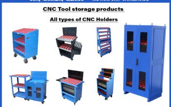 ToolScoot for HSK 100A CNC Holders – Heavy-Duty Mobile Storage by Uratech