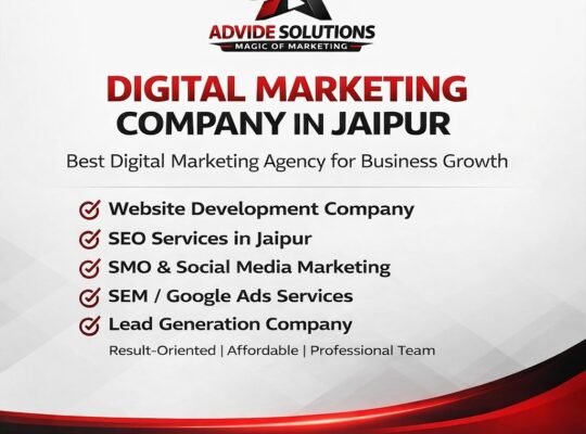 Advide Solutions:- Best Digital Marketing Company in Jaipur
