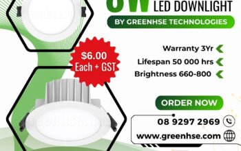 New 8W Tri-Colour LED Downlight by Greenhse Technologies