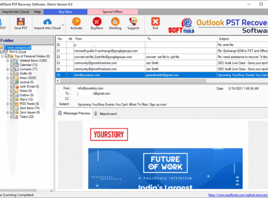 PST Recovery Software