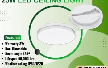 New 25W LED Ceiling Light in Perth by Greenhse Technologies