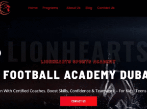 Football Training Dubai for Kids & Adults | LionHeart Sports