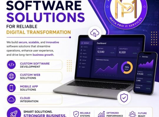 Custom Software Solutions for Reliable Digital Transformation