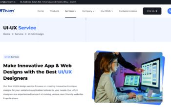UI/UX Web Design Services Agency Bhuj, India | WRTeam