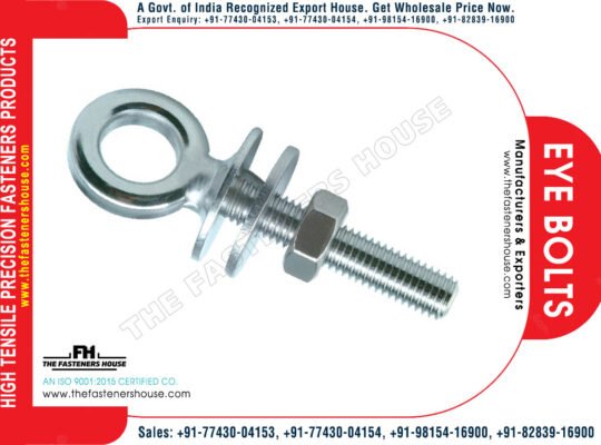 Fasteners Bolts Nuts Threaded Rods manufacturer exporter in India https://www.thefastenershouse.com