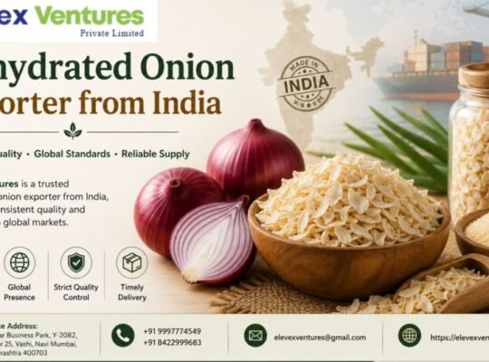 Dehydrated Onion Exporter from India | Elevex Ventures Private Limited