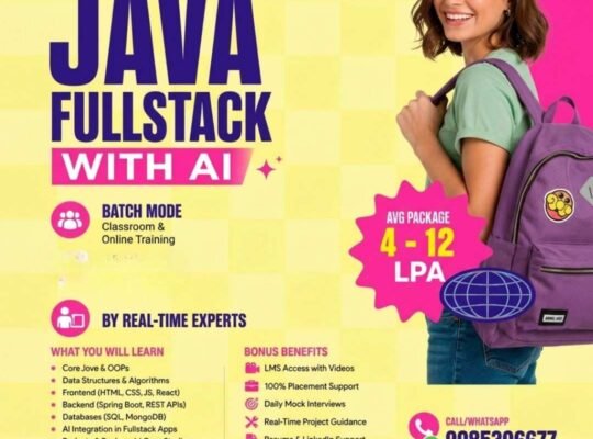 Full Stack Java with AI Online Training In Hyderabad