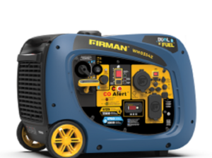 FIRMAN Dual Fuel Inverter Portable Generator – 4125W Electric Start with CO ALERT