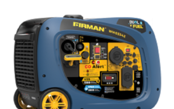 FIRMAN Dual Fuel Inverter Portable Generator – 4125W Electric Start with CO ALERT