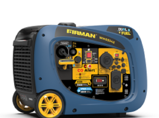 FIRMAN Dual Fuel Inverter Portable Generator – 4125W Electric Start with CO ALERT