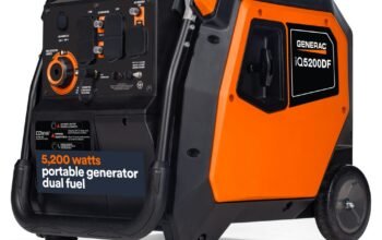 Generac 5200-Watt Starting / 3900-Watt Running Dual Fuel Portable Inverter Generator