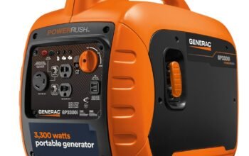 Generac GP Series 3300-Watt Starting Portable Generator with PowerRush™ Technology