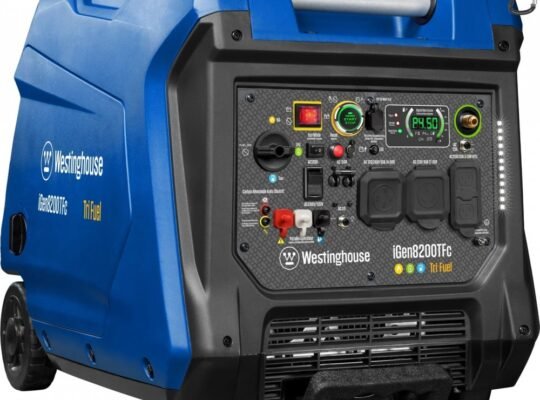 Westinghouse iGen8200TFc Tri-Fuel Inverter Generator with CO Sensor
