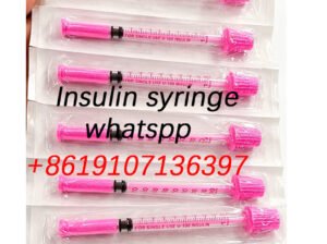 customized insulin syringe pink,purple color 1ml 0,5ml